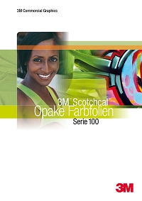 3M Scotchcal Opake Farbfolie Serie 100 Farbkarte